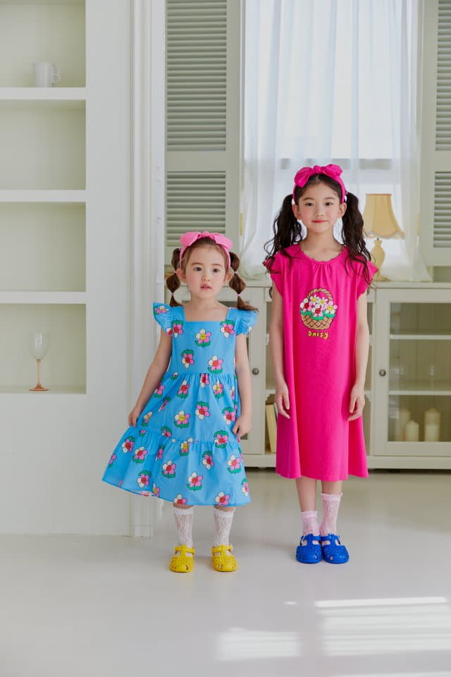 Sera - Korean Children Fashion - #magicofchildhood - Sailor Daisy One-piece