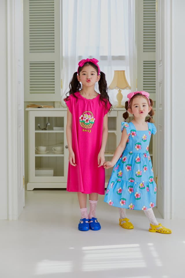 Sera - Korean Children Fashion - #minifashionista - Sailor Daisy One-piece - 2