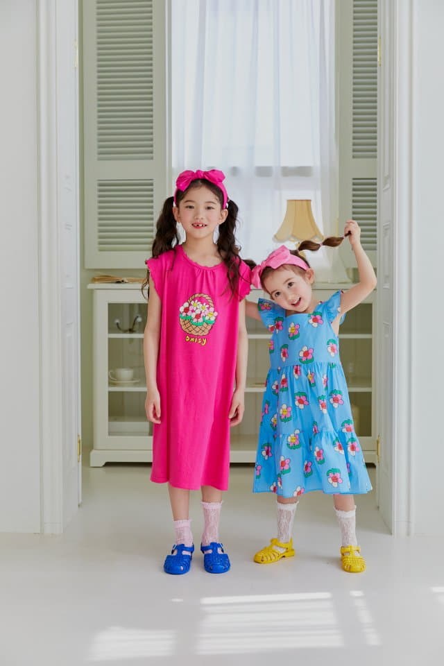 Sera - Korean Children Fashion - #prettylittlegirls - Sailor Daisy One-piece - 3