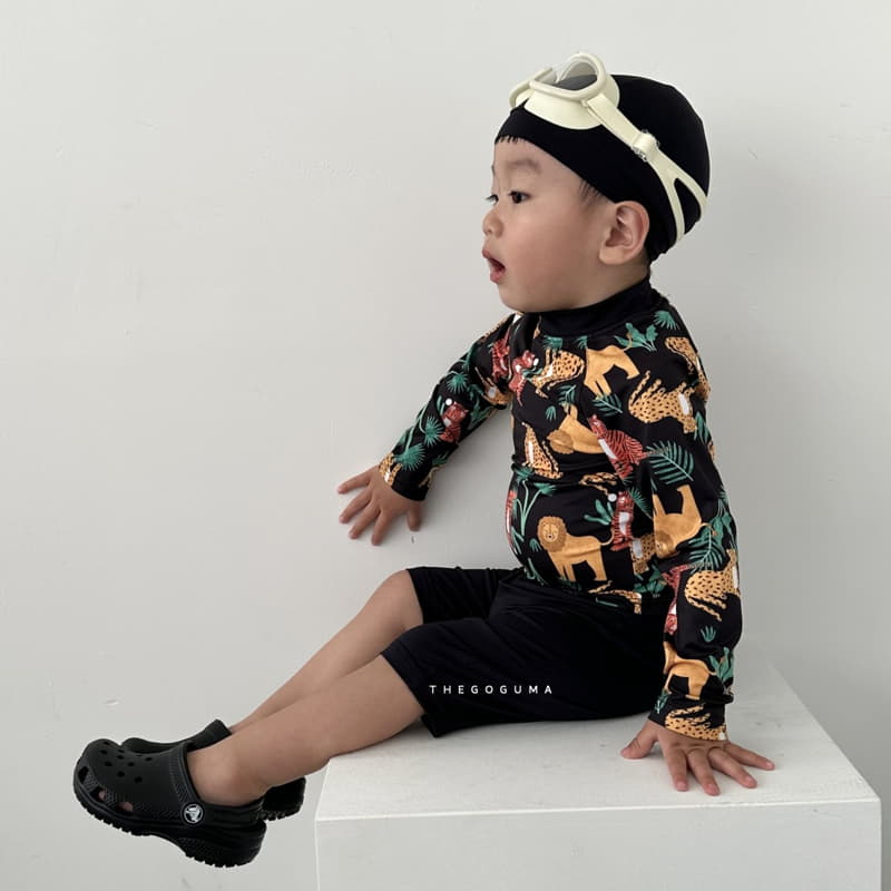 Shinseage Kids - Korean Children Fashion - #childrensboutique - Jungle Swimwear Set - 8