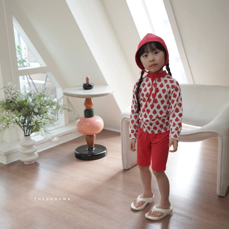 Shinseage Kids - Korean Children Fashion - #designkidswear - Strawberry Swimwear Set - 8