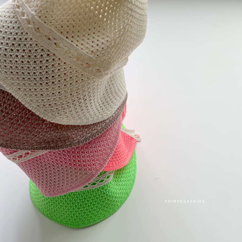 Shinseage Kids - Korean Children Fashion - #todddlerfashion - Neon Quilting Lace Bonnet - 11