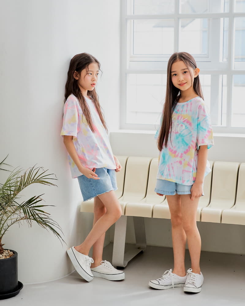 Sm2 - Korean Children Fashion - #Kfashion4kids - Summer Water Paint Tee - 2