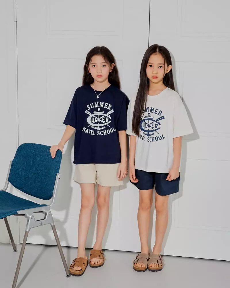 Sm2 - Korean Children Fashion - #Kfashion4kids - Summer Marine Tee