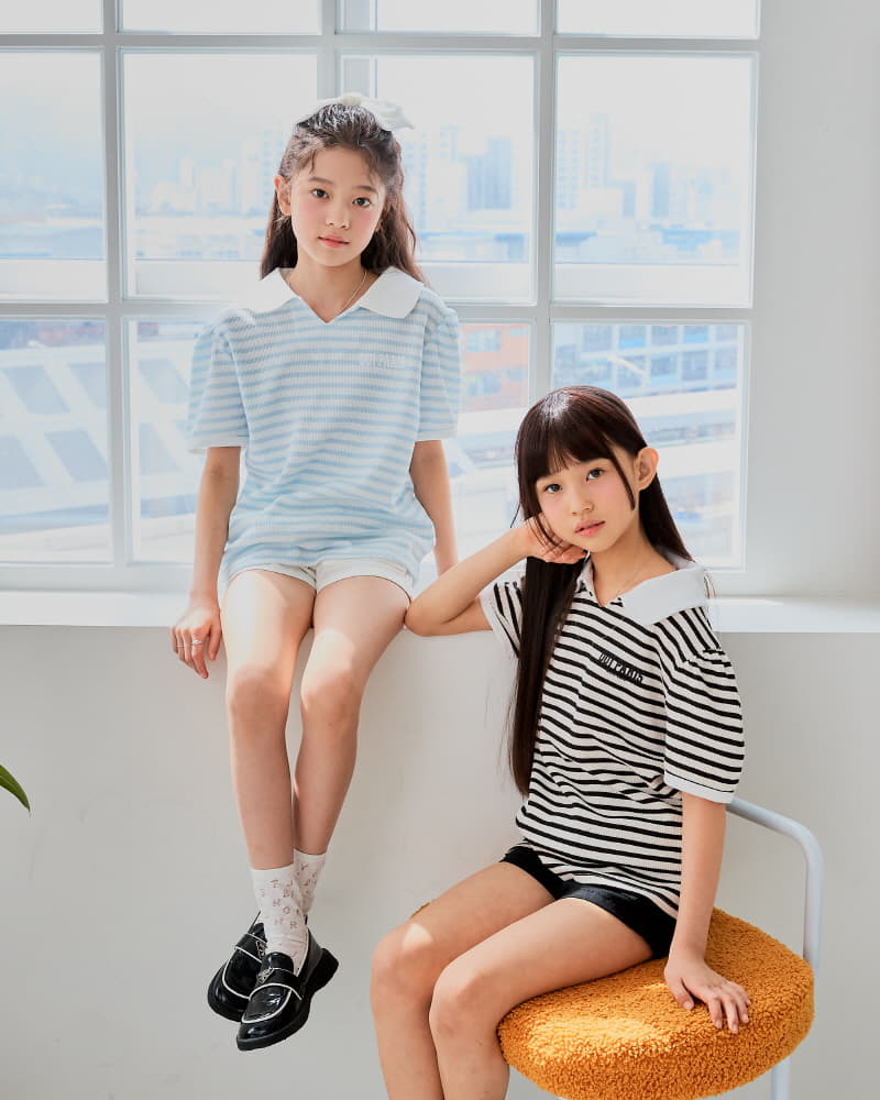 Sm2 - Korean Children Fashion - #designkidswear - Waffle Stripes Tee - 8