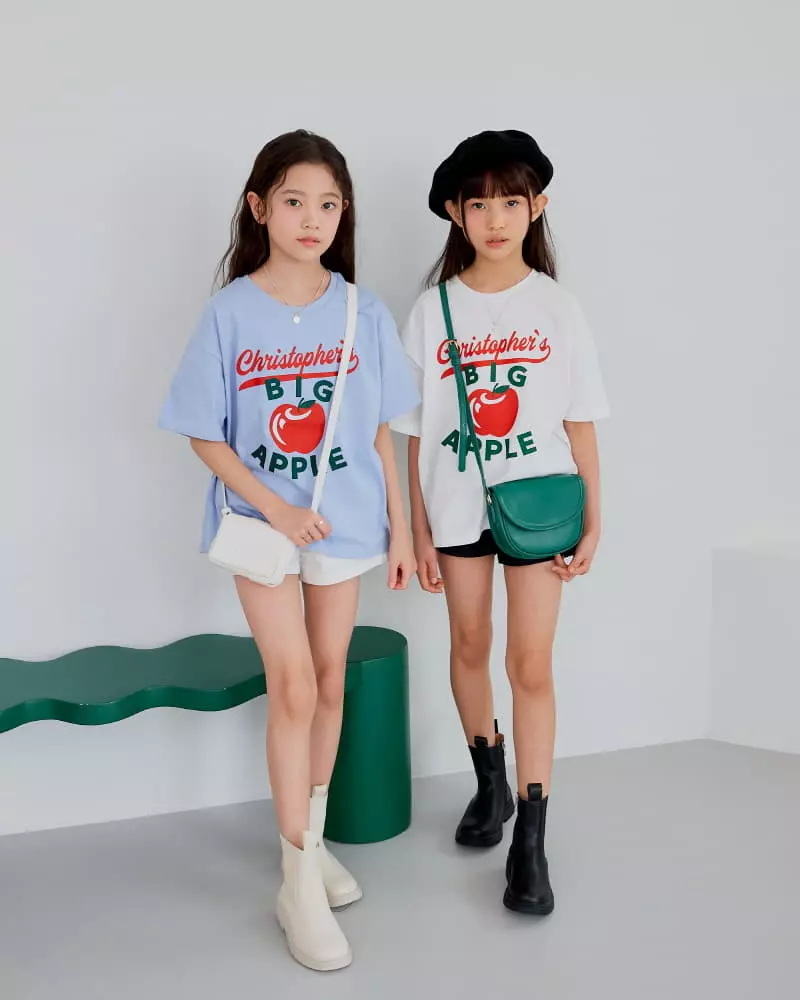 Sm2 - Korean Children Fashion - #discoveringself - Apple Tee - 10