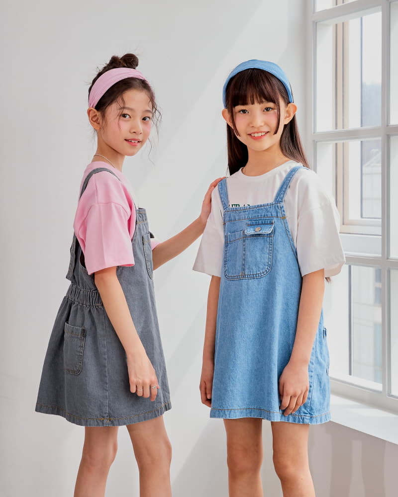 Sm2 - Korean Children Fashion - #kidsshorts - Daily Dungarees One-piece - 5