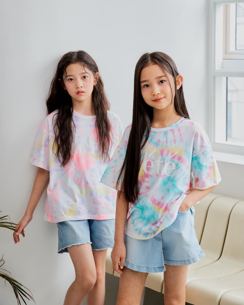 Sm2 - Korean Children Fashion - #littlefashionista - Summer Water Paint Tee - 3