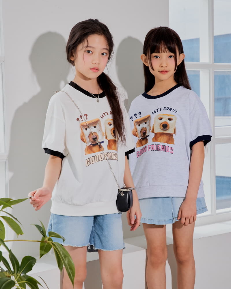 Sm2 - Korean Children Fashion - #minifashionista - Friends Tee - 3