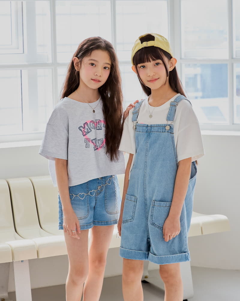 Sm2 - Korean Children Fashion - #prettylittlegirls - Dungarees Pants - 2