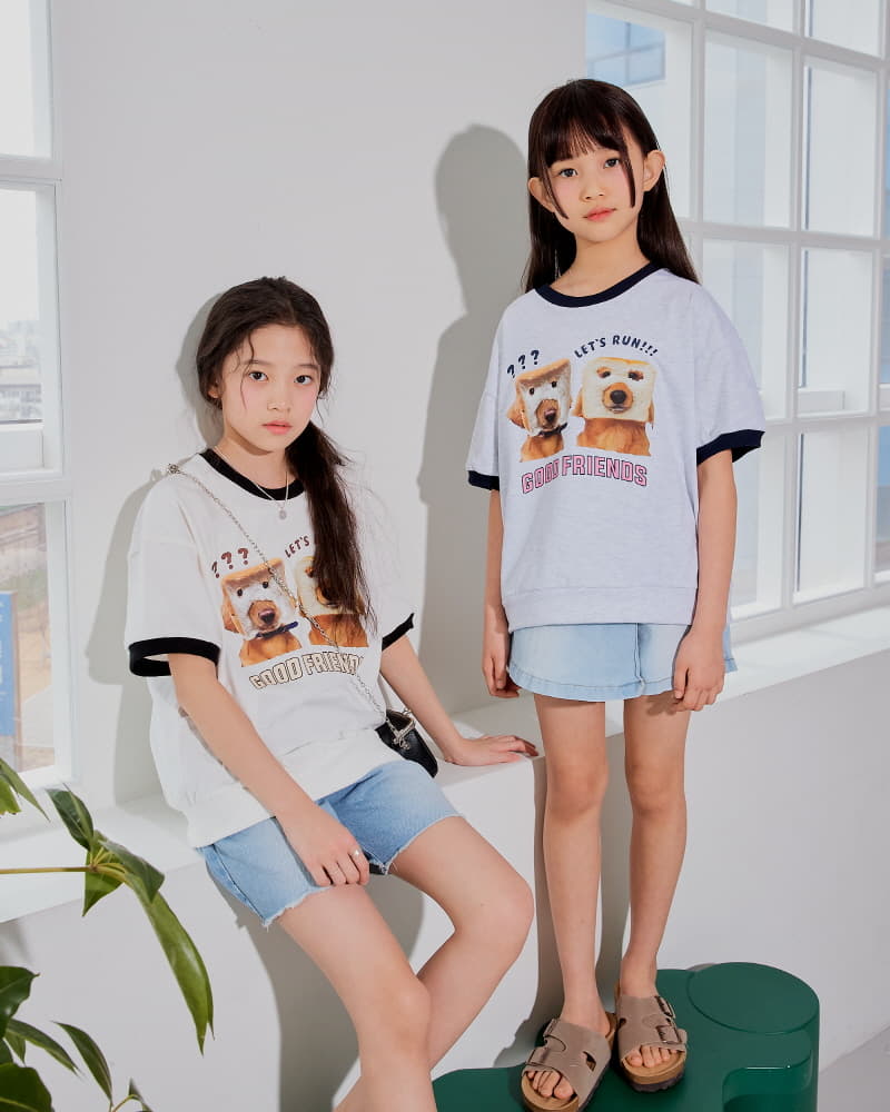 Sm2 - Korean Children Fashion - #minifashionista - Friends Tee - 4