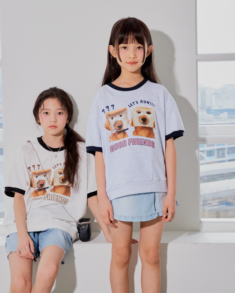 Sm2 - Korean Children Fashion - #todddlerfashion - Friends Tee - 5