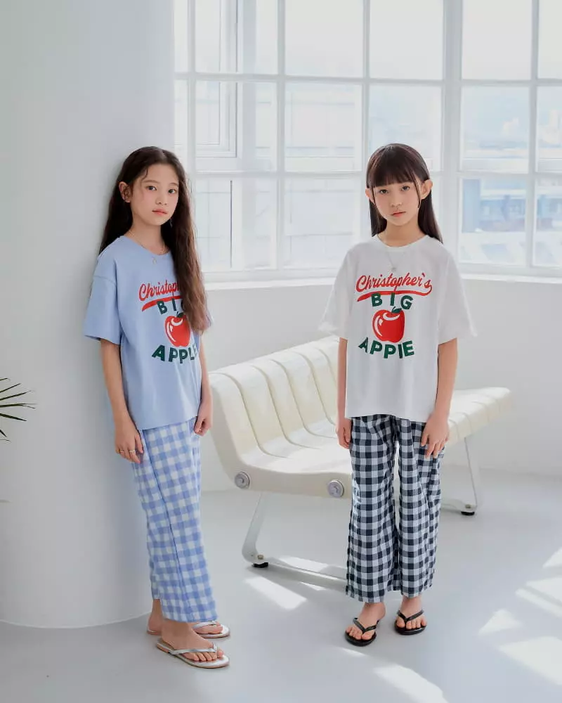 Sm2 - Korean Children Fashion - #prettylittlegirls - Apple Tee - 4