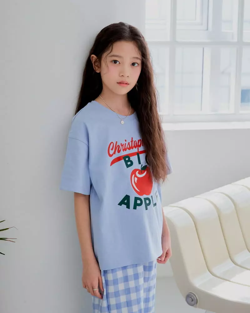 Sm2 - Korean Children Fashion - #toddlerclothing - Apple Tee - 5