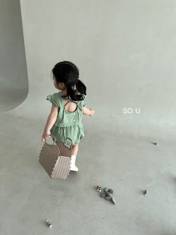 So U - Korean Baby Fashion - #babyboutiqueclothing - Pimpkin Pants Top Bottom Set - 3