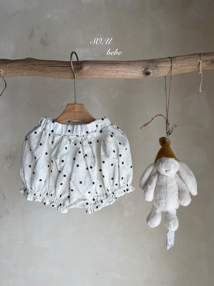 So U - Korean Baby Fashion - #babyclothing - Dot Frill Bloomer - 3