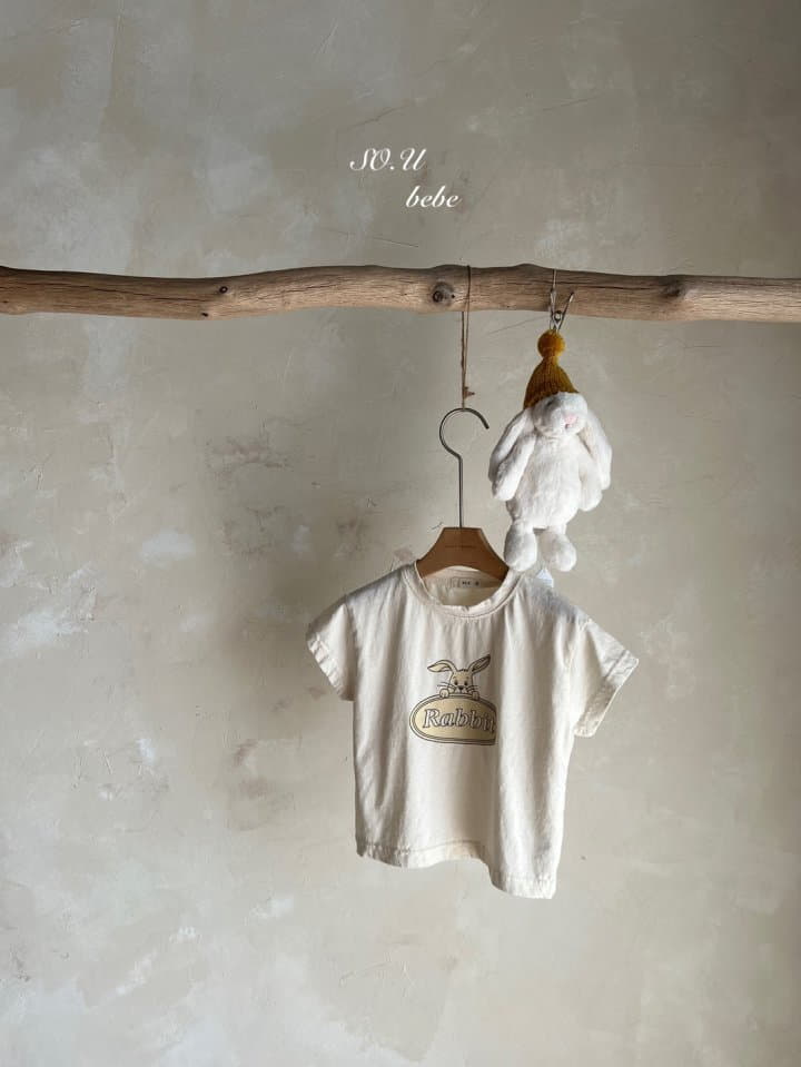 So U - Korean Baby Fashion - #babygirlfashion - Rabbit Tee