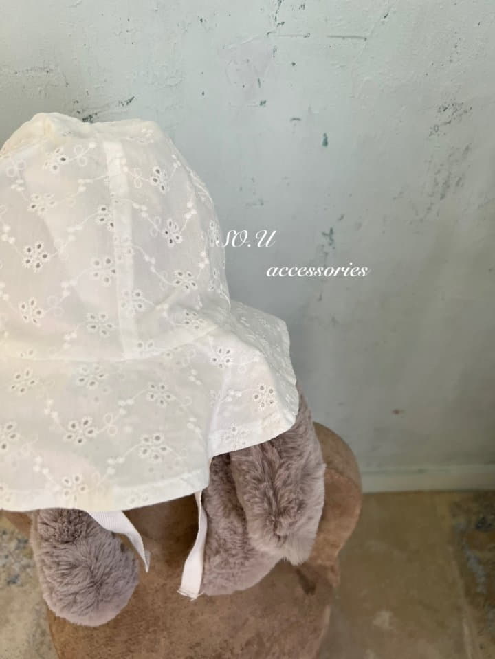 So U - Korean Baby Fashion - #babylifestyle - Lace Bucket Hat - 5