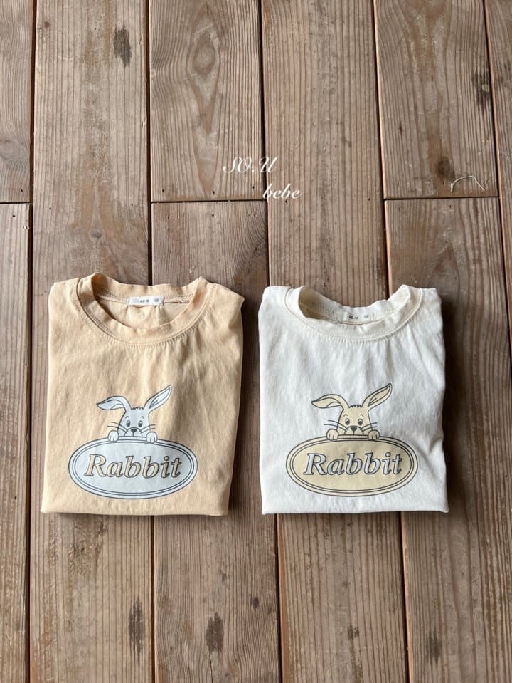 So U - Korean Baby Fashion - #babyoutfit - Rabbit Tee - 5