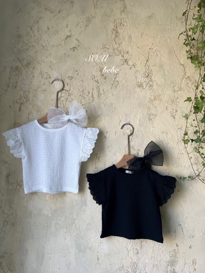 So U - Korean Baby Fashion - #onlinebabyshop - Lace Wing Tee - 10