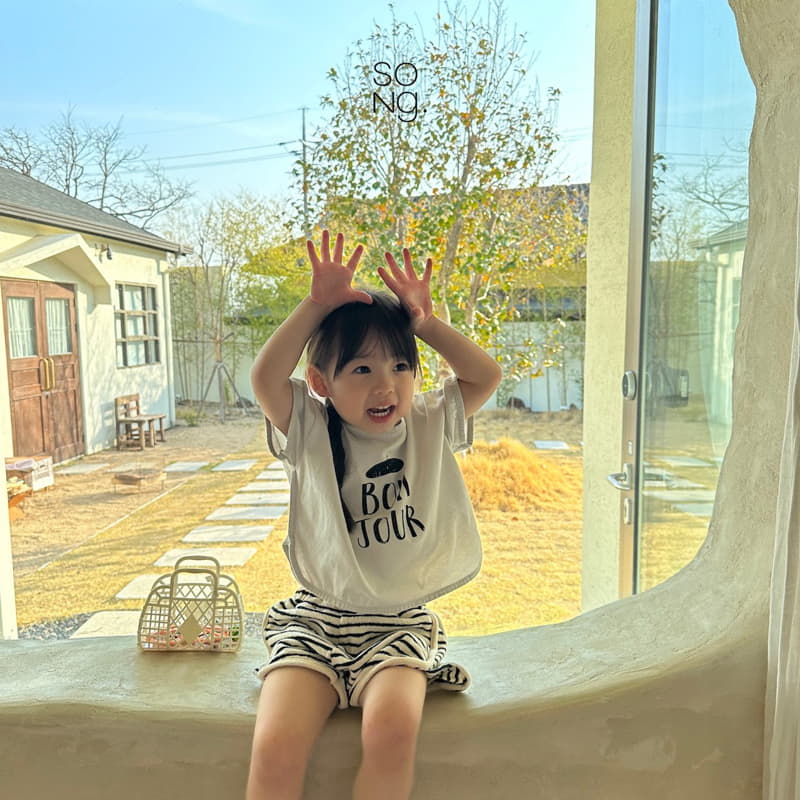 Song - Korean Children Fashion - #Kfashion4kids - Bonjour Tee - 5