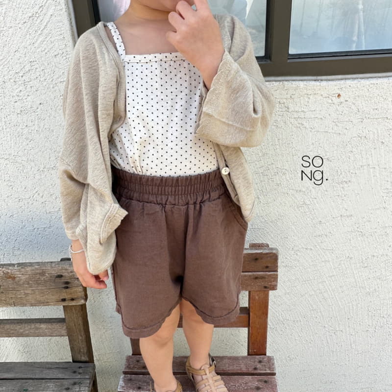 Song - Korean Children Fashion - #Kfashion4kids - Mood Linen Shorts - 2