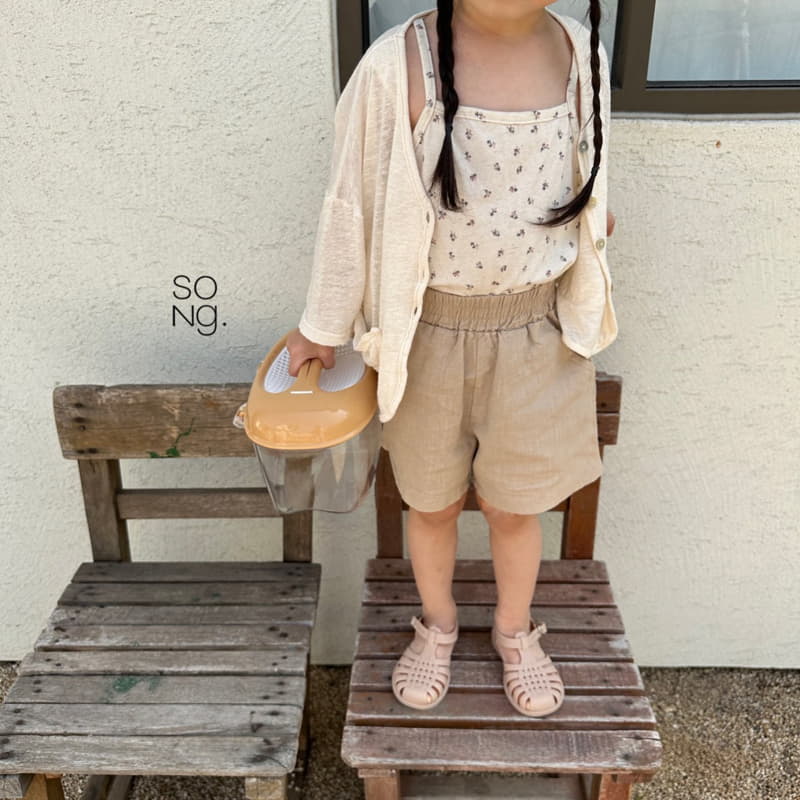 Song - Korean Children Fashion - #designkidswear - Mood Linen Shorts - 12