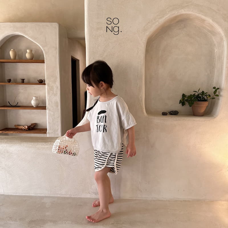 Song - Korean Children Fashion - #magicofchildhood - Bonjour Tee - 7