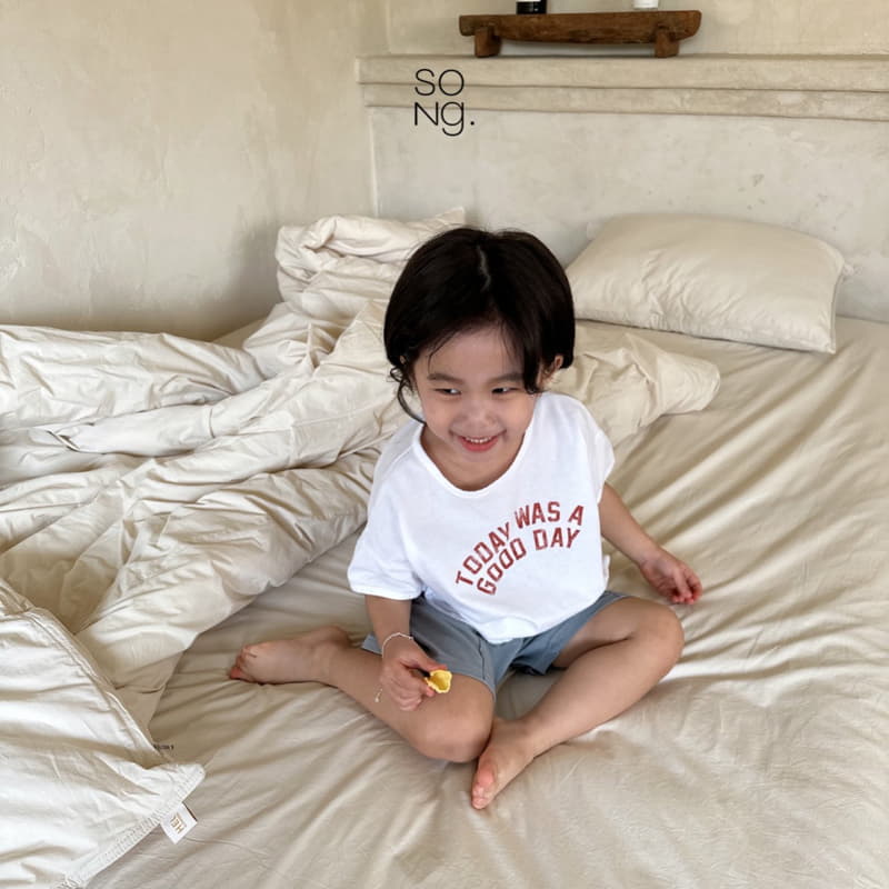 Song - Korean Children Fashion - #minifashionista - Good Day Tee - 12