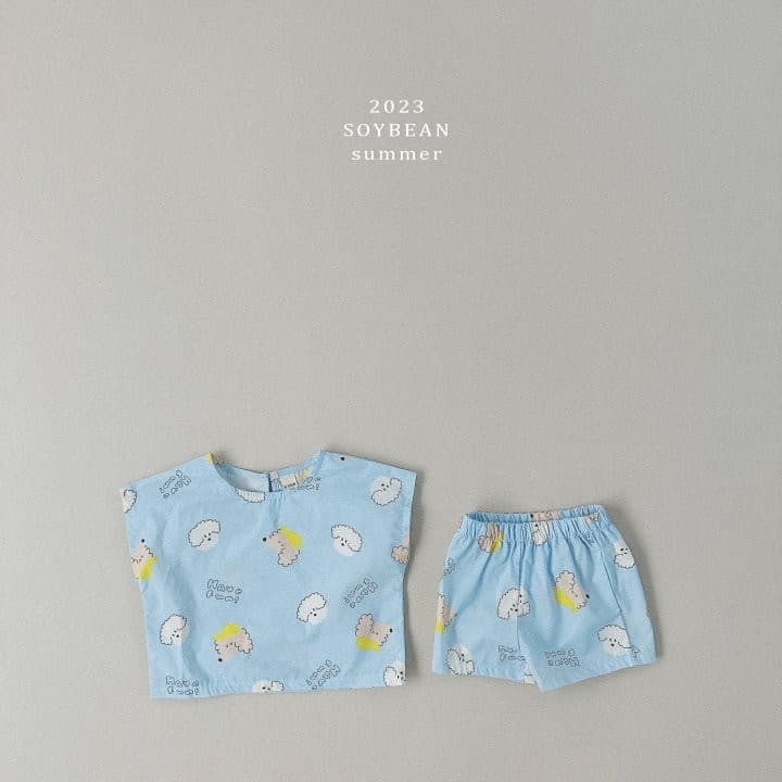 Soybean - Korean Children Fashion - #magicofchildhood - Cute Puddle Top Bottom Set - 6