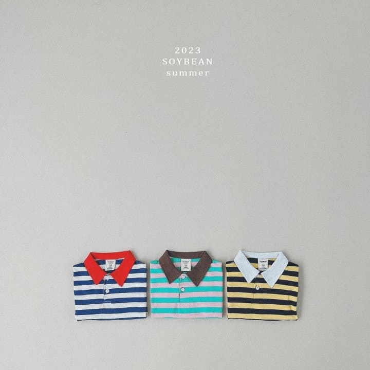 Soybean - Korean Children Fashion - #minifashionista - Boat Collar Tee - 5