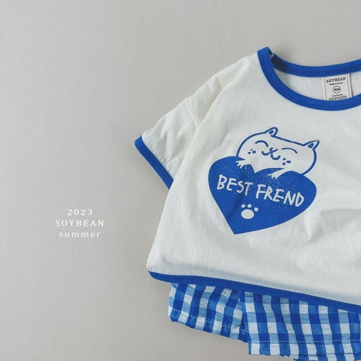 Soybean - Korean Children Fashion - #prettylittlegirls - Kitty Top Bottom Set - 5