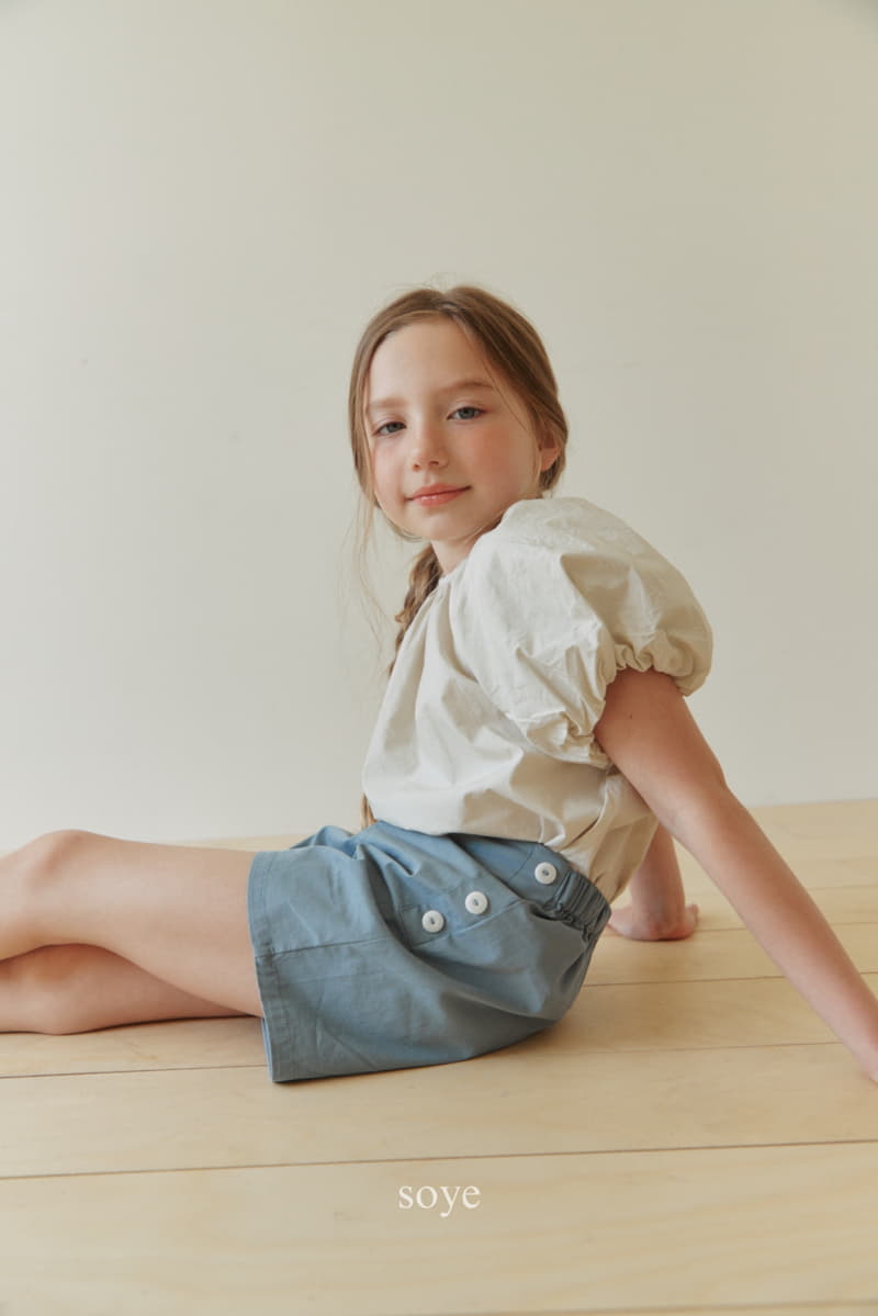 Soye - Korean Children Fashion - #discoveringself - Maron Button Pants - 3