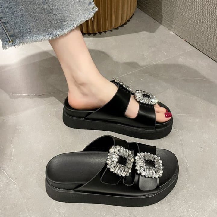 Ssangpa - Korean Women Fashion - #momslook - th 8868 Slippers - 10