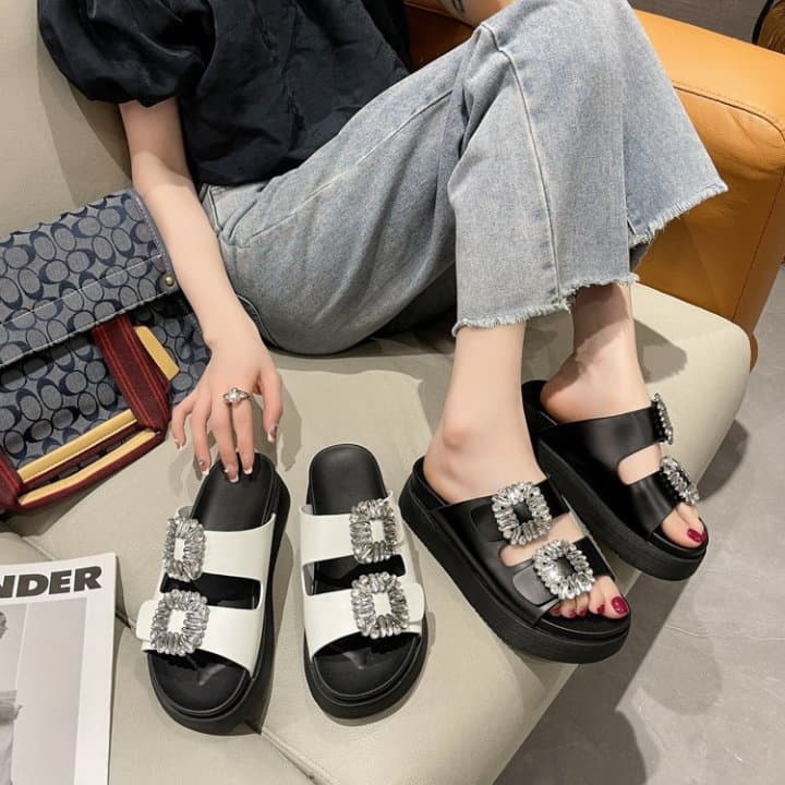 Ssangpa - Korean Women Fashion - #momslook - th 8868 Slippers - 6