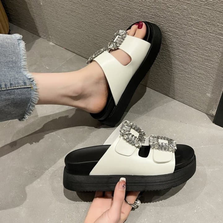 Ssangpa - Korean Women Fashion - #momslook - th 8868 Slippers - 8