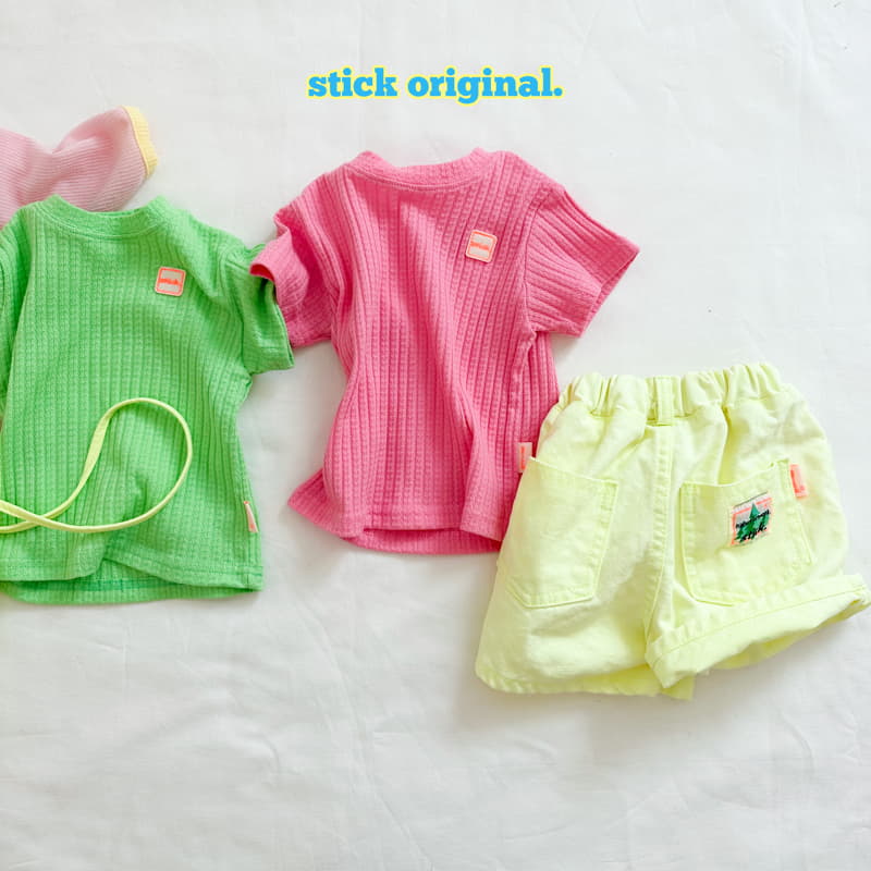 Stick - Korean Children Fashion - #childofig - Pompom Tee - 8