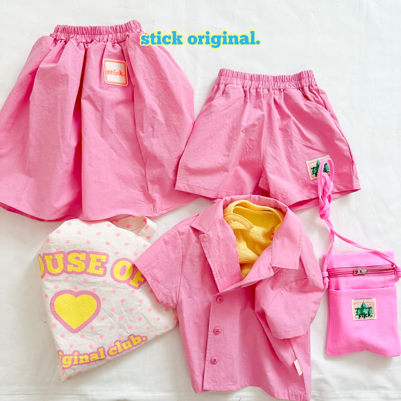 Stick - Korean Children Fashion - #childrensboutique - Big Logo Skirt with Mom - 7