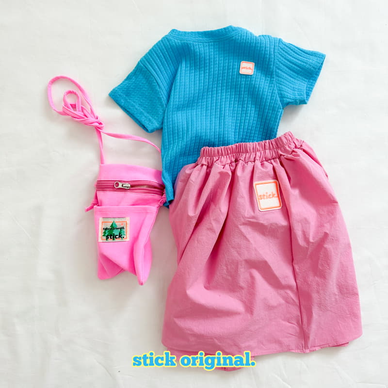 Stick - Korean Children Fashion - #discoveringself - Big Logo Skirt with Mom - 9