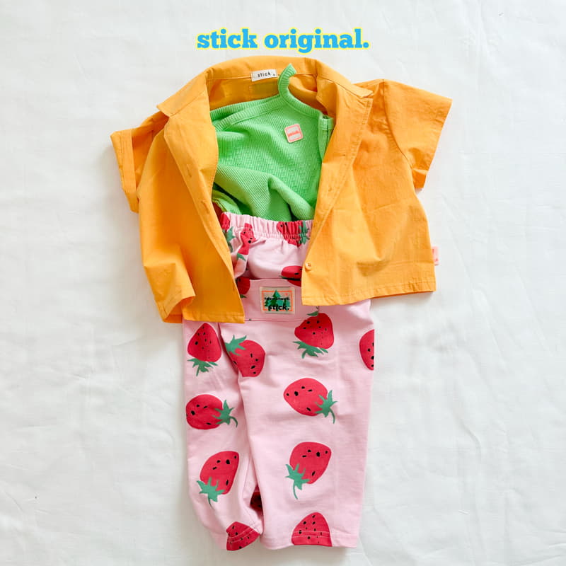 Stick - Korean Children Fashion - #kidsstore - Strawberry Pants - 7