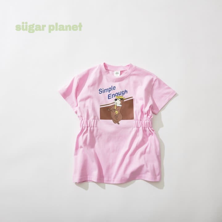 Sugar Planet - Korean Children Fashion - #childofig - Enough Shirring Bear One-piece - 12