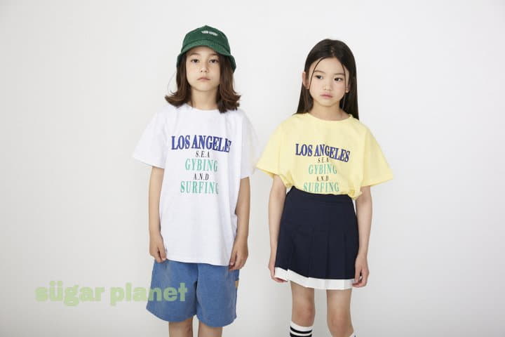 Sugar Planet - Korean Children Fashion - #childofig - Los Angel Surfing Tee with Mom - 6