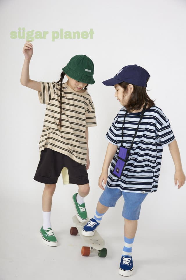 Sugar Planet - Korean Children Fashion - #childofig - Stripes Tee - 2