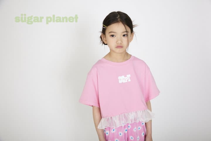 Sugar Planet - Korean Children Fashion - #discoveringself - SGPT Crop Sha Tee - 10