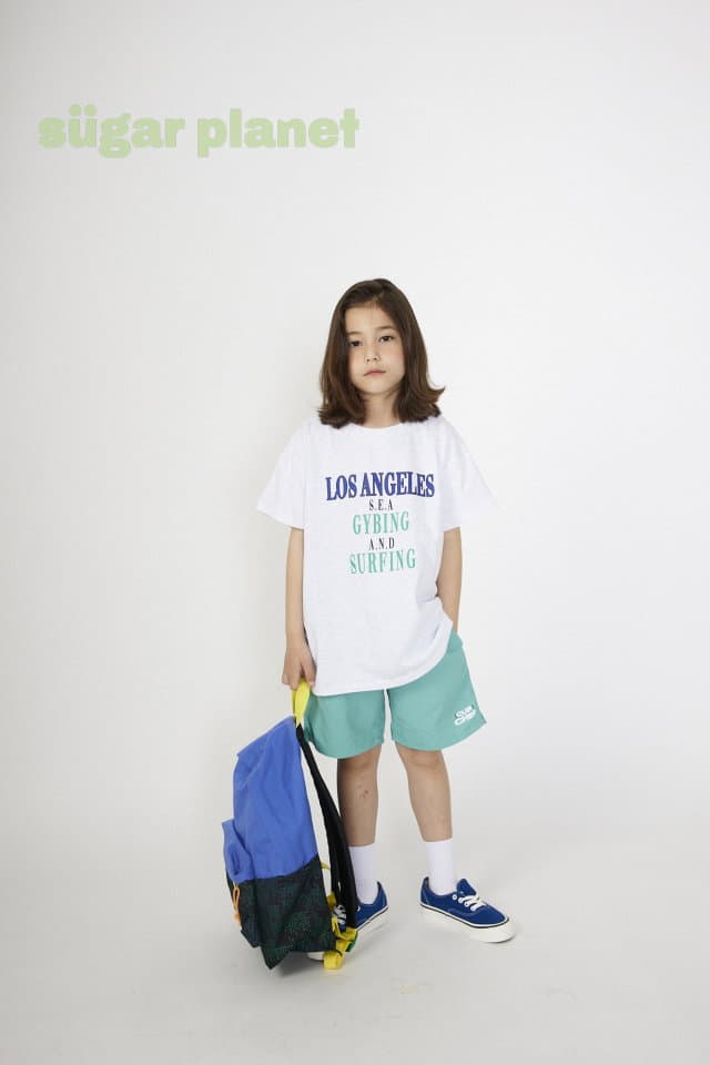 Sugar Planet - Korean Children Fashion - #discoveringself - Los Angel Surfing Tee with Mom - 9