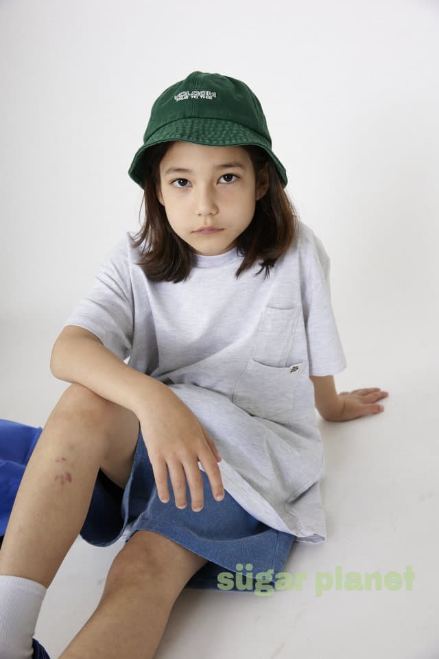 Sugar Planet - Korean Children Fashion - #littlefashionista - Baggy Pocket Tee - 3