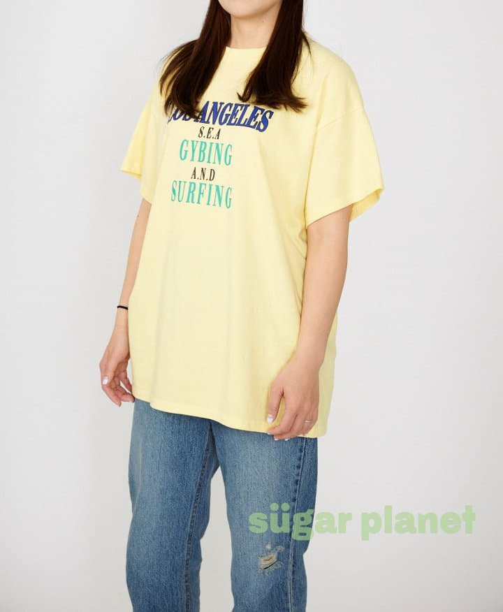 Sugar Planet - Korean Children Fashion - #littlefashionista - Los Angel Surfing Tee with Mom