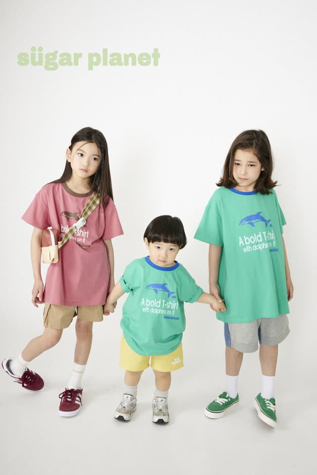 Sugar Planet - Korean Children Fashion - #prettylittlegirls - Dolphine Tee with Mom - 2