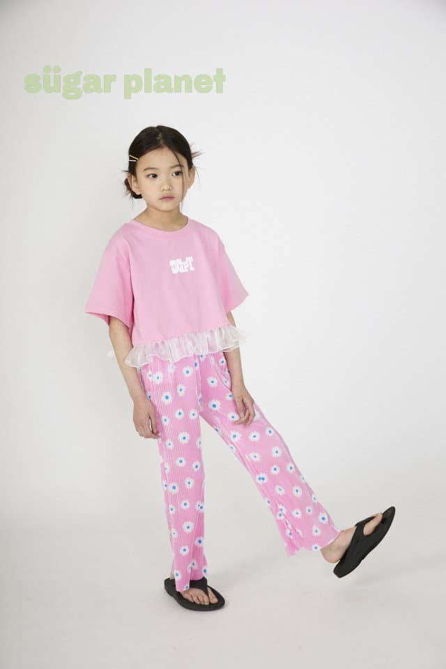 Sugar Planet - Korean Children Fashion - #stylishchildhood - SGPT Crop Sha Tee - 6