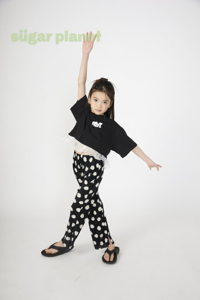 Sugar Planet - Korean Children Fashion - #toddlerclothing - SGPT Crop Sha Tee - 5